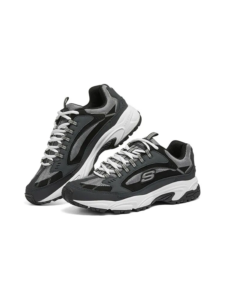 Кроссовки Stamina Chunky для мужчин с низким верхом, темно-синие/черные Skechers — изображение 3 из 5