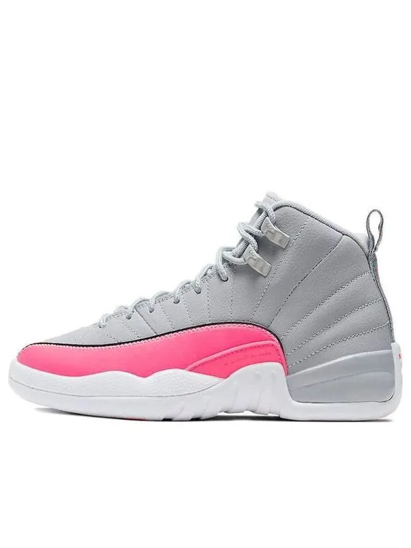 Кроссовки 12 ретро Air Jordan — изображение 1 из 4, серый/розовый-черный