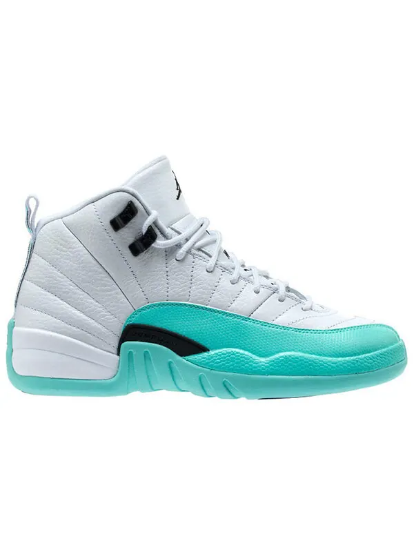 Кроссовки 12 Air Jordan — изображение 2 из 4, белый/голубой