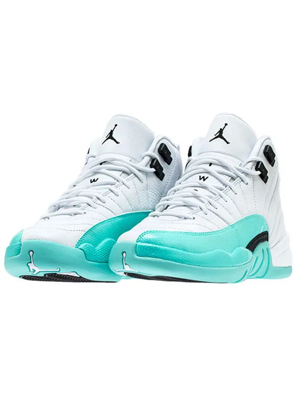 Кроссовки 12 Air Jordan — изображение 3 из 4, белый/голубой