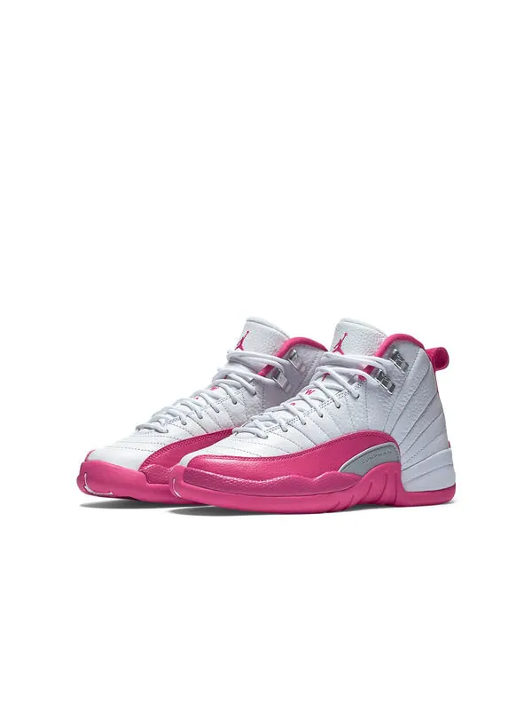 Кроссовки 12 ретро Air Jordan — изображение 3 из 4, белый/розовый