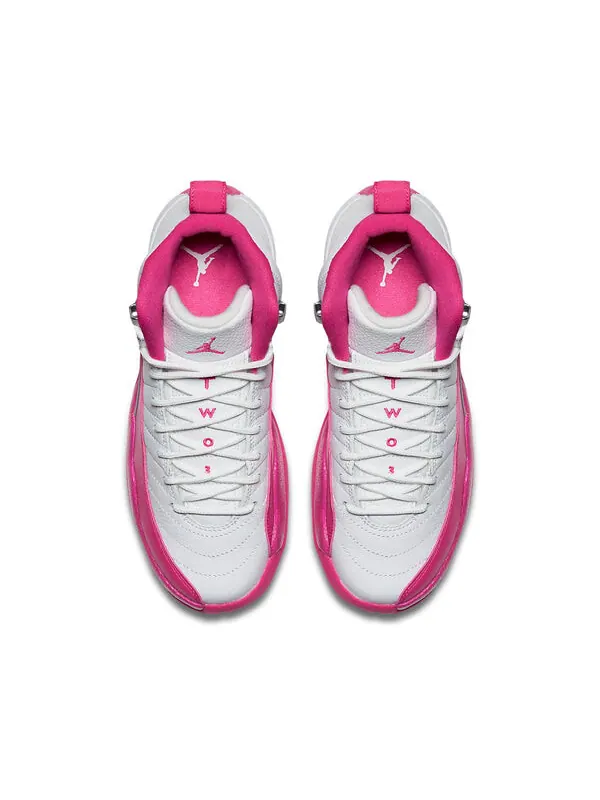 Кроссовки 12 ретро Air Jordan — изображение 4 из 4, белый/розовый