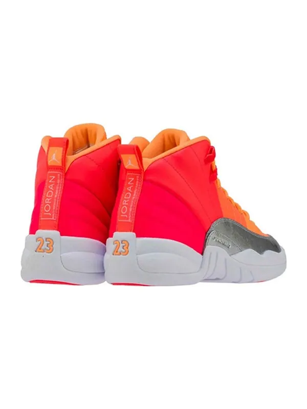 Кроссовки 12 ретро Air Jordan — изображение 4 из 4, розовый//яркий/белый