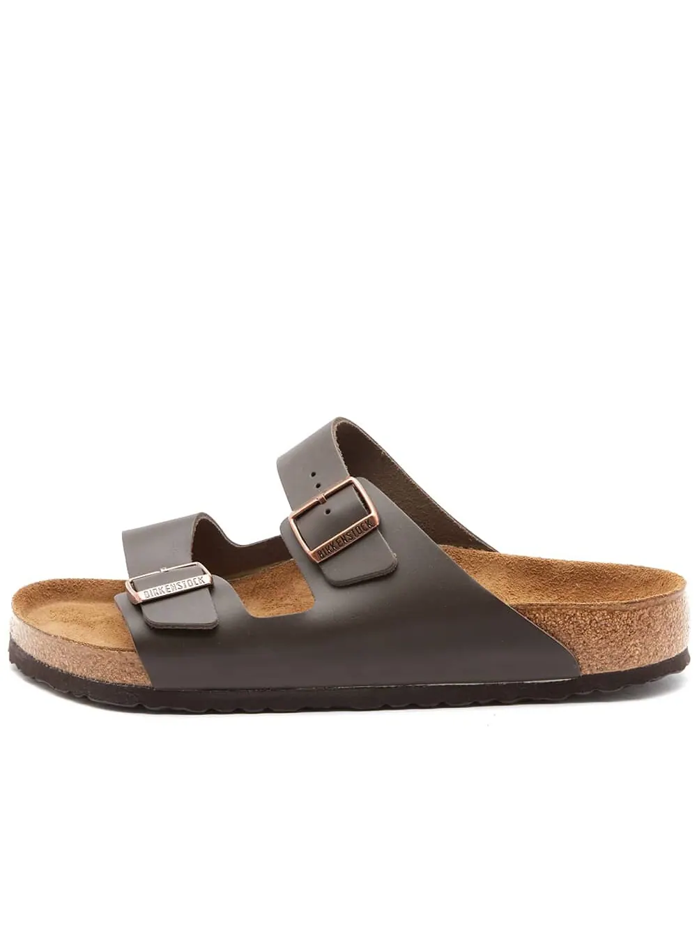 Сандалии Birkenstock Arizona Natural Leather — изображение 1 из 5, темный коричневый