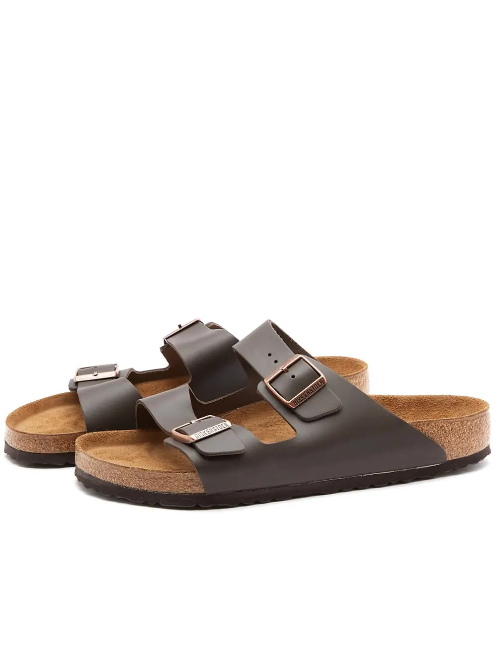 Сандалии Birkenstock Arizona Natural Leather — изображение 5 из 5, темный коричневый
