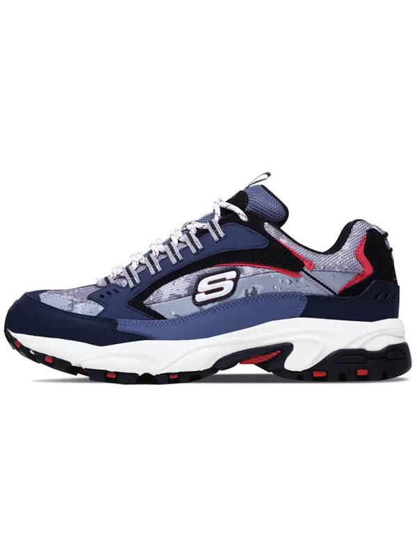 Кроссовки stamina 'navy grey' Skechers — изображение 2 из 4, темно-синий синий/серый