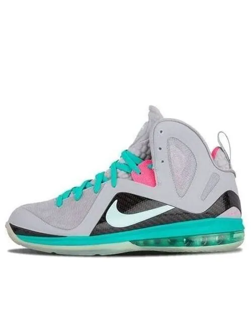 Кроссовки lebron 9 p.s. elite 'south beach' Nike — изображение 1 из 4, серый//зеленый