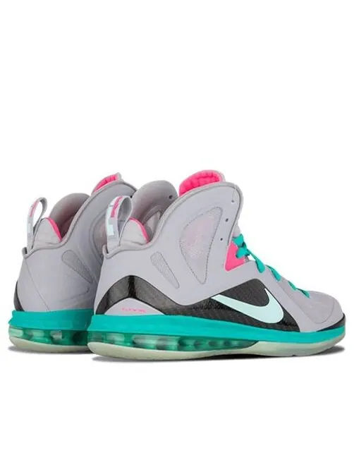 Кроссовки lebron 9 p.s. elite 'south beach' Nike — изображение 3 из 4, серый//зеленый