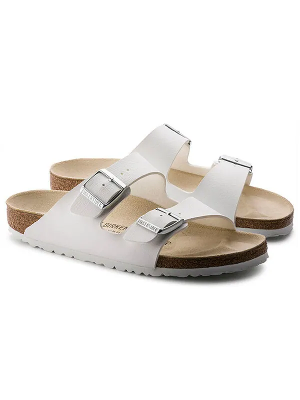 Тапочки arizona birko-flor 'white' Birkenstock — изображение 4 из 4, белый