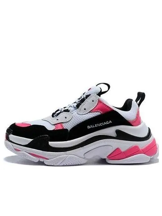 Кроссовки triple s trainer 'pink' Balenciaga — изображение 1 из 4, черный/белый/розовый