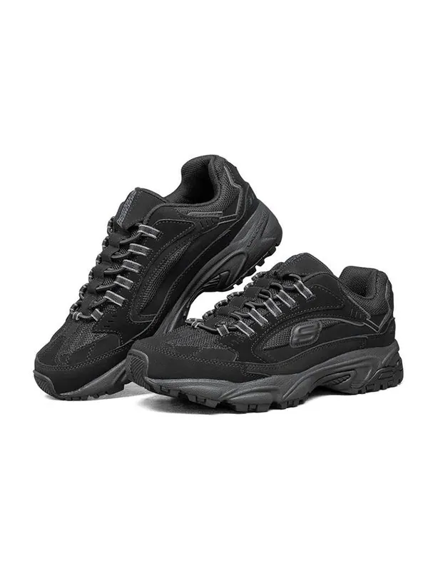 Кроссовки stamina 'black' Skechers — изображение 3 из 4, черный