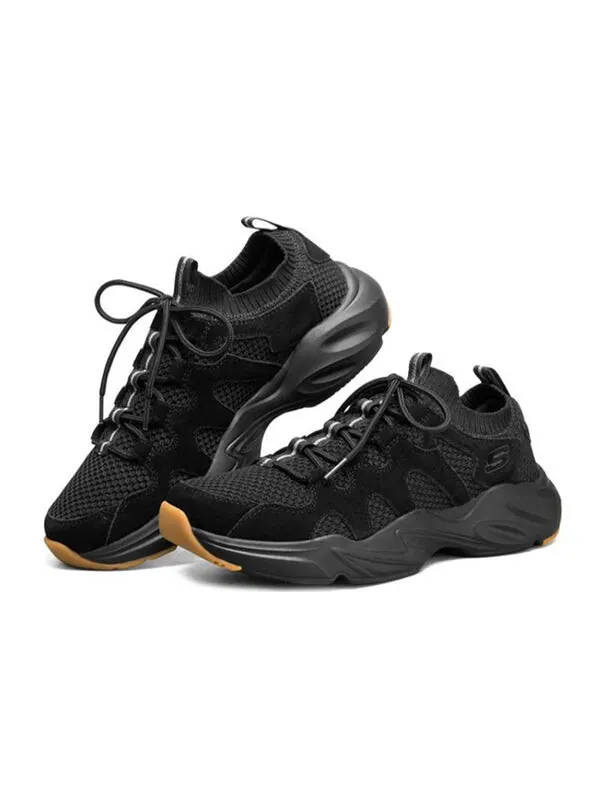 Кроссовки stamina airy sports shoes black/brown Skechers — изображение 3 из 4, черный/коричневый