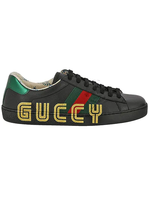 Кроссовки new ace Gucci — изображение 2 из 4, черный