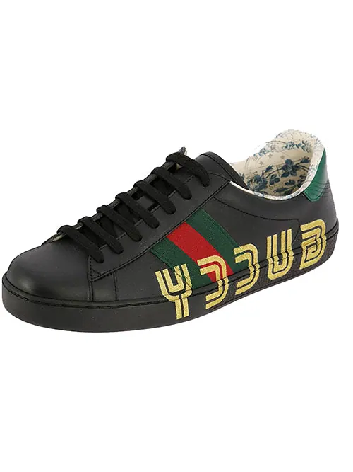 Кроссовки new ace Gucci — изображение 3 из 4, черный