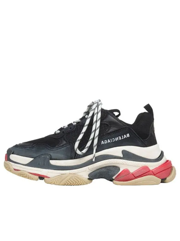 Кроссовки triple s sneaker 'black red' Balenciaga — изображение 1 из 4, черный