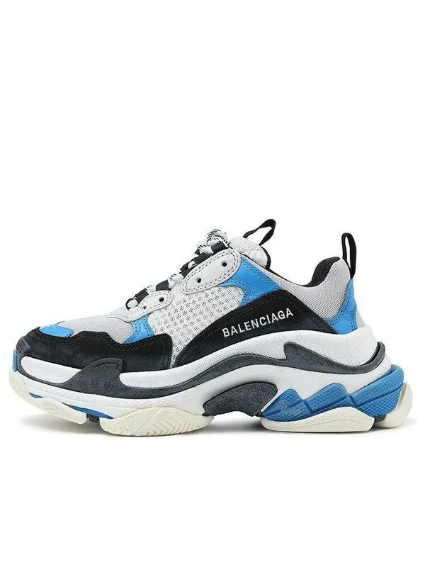 Кроссовки 'triple s' Balenciaga — изображение 1 из 4, синий/черный/белый/серый