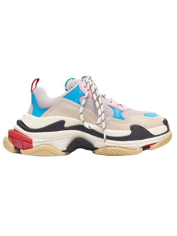 Кроссовки triple s 'white blue pink' 2019 Balenciaga — изображение 2 из 4, белый/синий/розовый