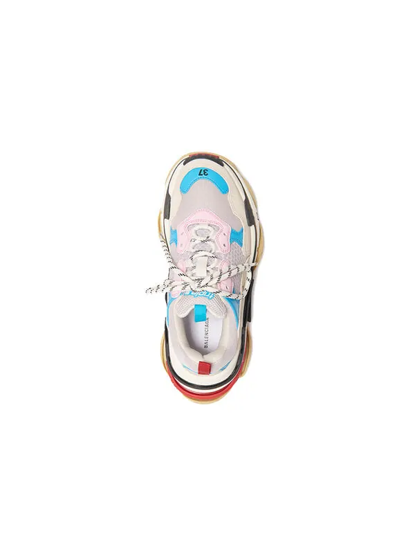 Кроссовки triple s 'white blue pink' 2019 Balenciaga — изображение 3 из 4, белый/синий/розовый