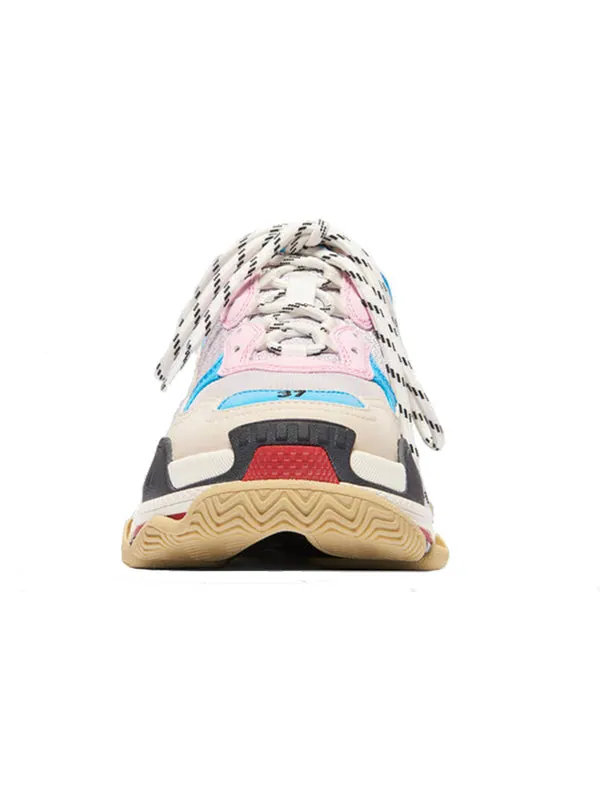 Кроссовки triple s 'white blue pink' 2019 Balenciaga — изображение 4 из 4, белый/синий/розовый