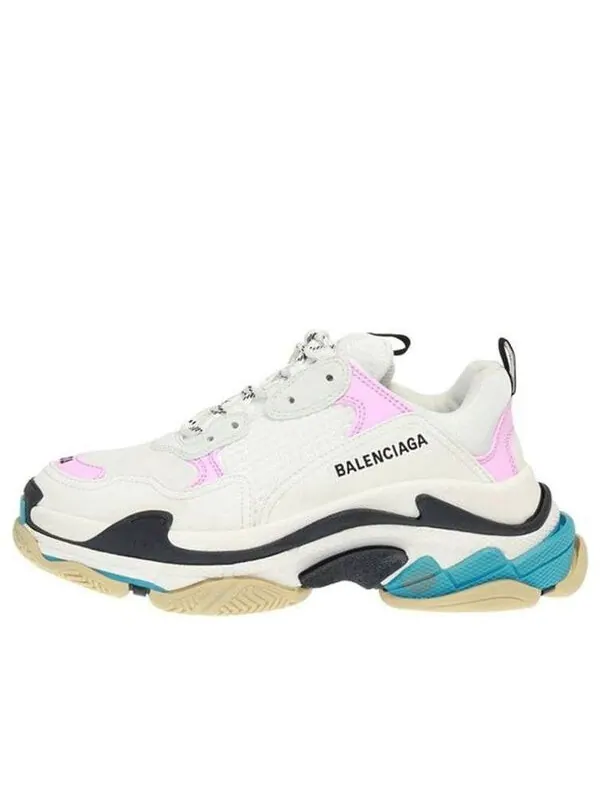 Кроссовки triple s trainer 'white pink' Balenciaga — изображение 1 из 4, белый