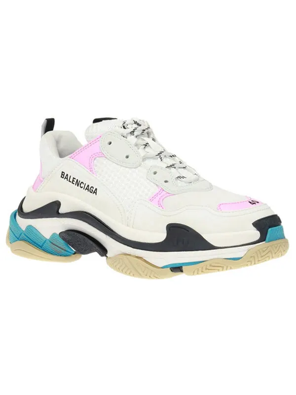 Кроссовки triple s trainer 'white pink' Balenciaga — изображение 2 из 4, белый