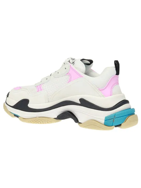 Кроссовки triple s trainer 'white pink' Balenciaga — изображение 3 из 4, белый