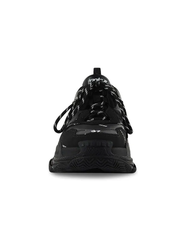 Кроссовки triple s sneaker 'black logo' Balenciaga — изображение 3 из 4, черный/белый