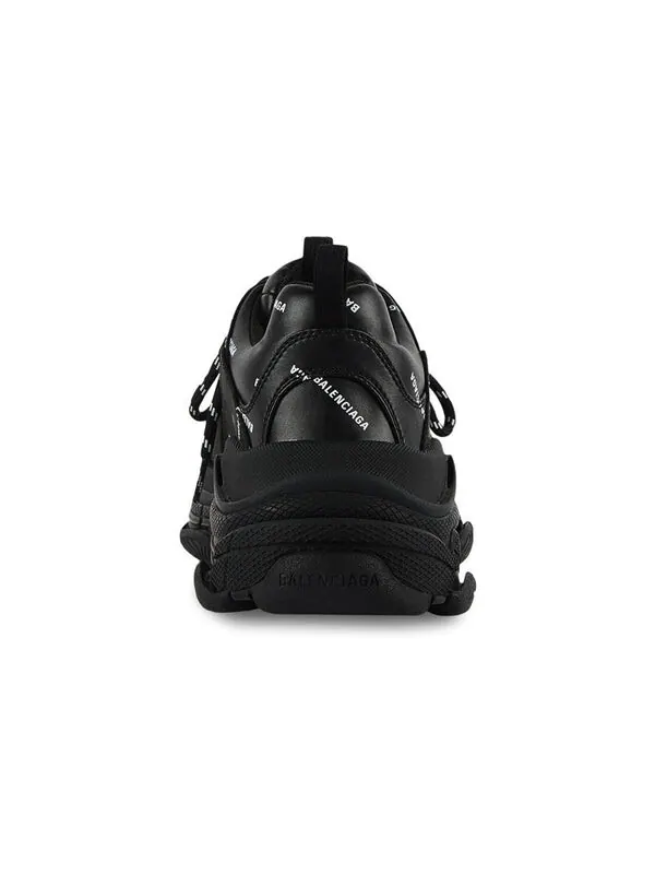 Кроссовки triple s sneaker 'black logo' Balenciaga — изображение 4 из 4, черный/белый