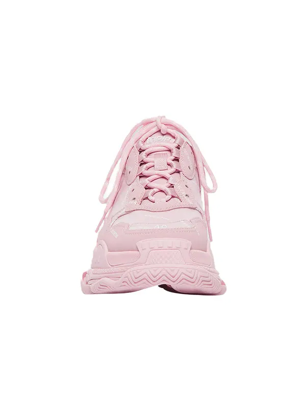 Кроссовки triple s sneaker 'allover logo - pink' Balenciaga — изображение 3 из 4, розовый/красный