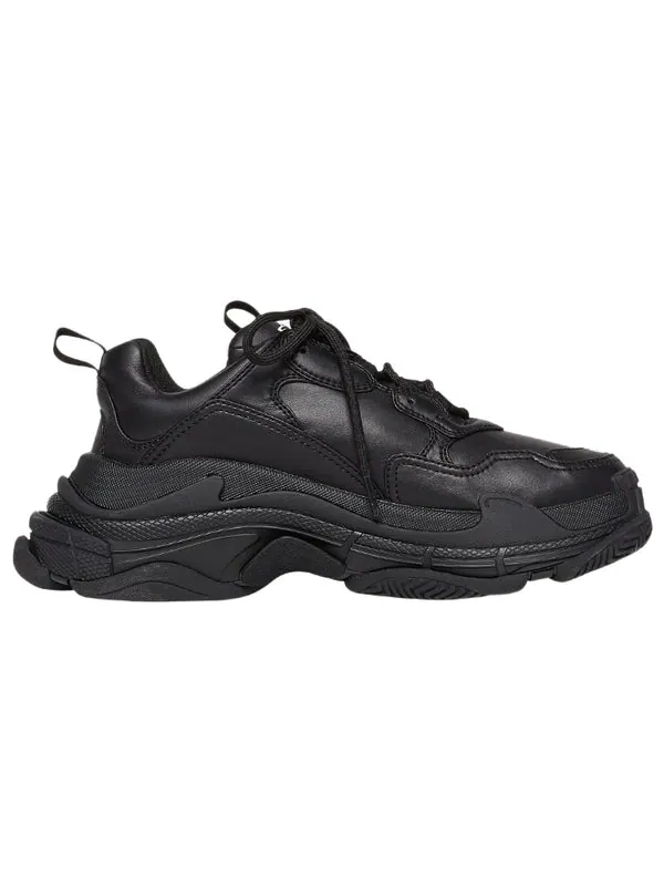Кроссовки triple s 'black' Balenciaga — изображение 2 из 4, черный