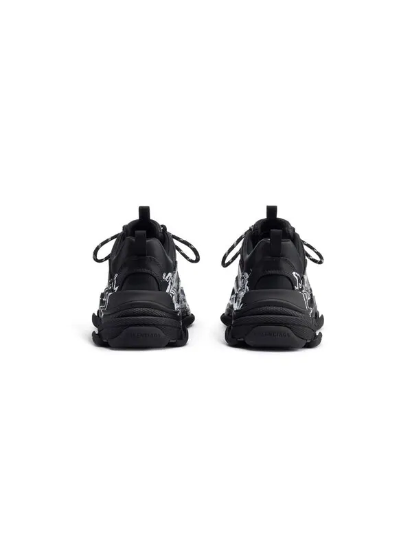Кроссовки triple s diy metal 'black white' Balenciaga — изображение 4 из 4, черный/белый
