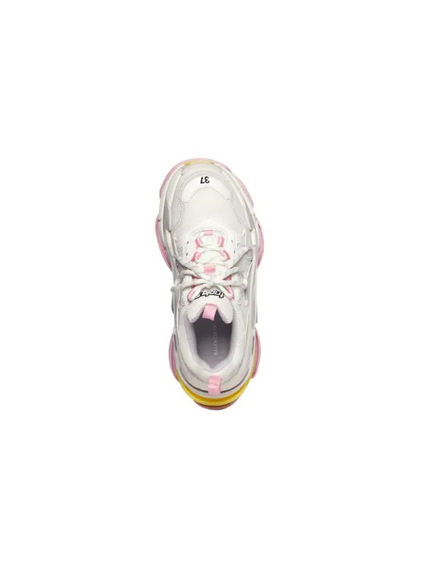 Кроссовки triple s 'white yellow' Balenciaga — изображение 4 из 4, розовый