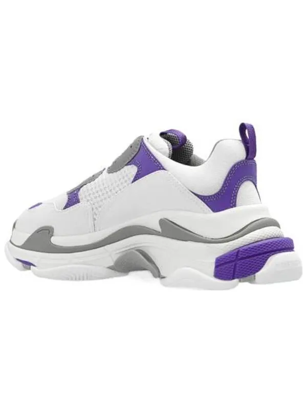 Кроссовки triple s 'white purple' Balenciaga — изображение 3 из 4, белый/фиолетовый/серый