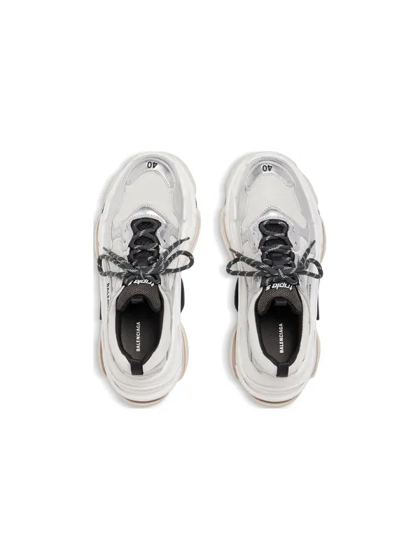 Кроссовки triple s sneakers 'black white silver double foam and mesh' Balenciaga — изображение 2 из 4