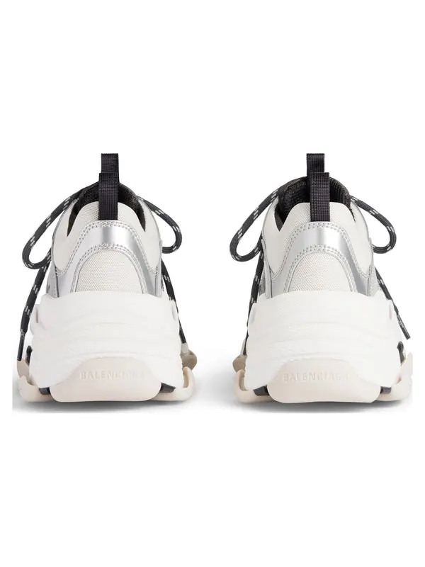 Кроссовки triple s sneakers 'black white silver double foam and mesh' Balenciaga — изображение 3 из 4