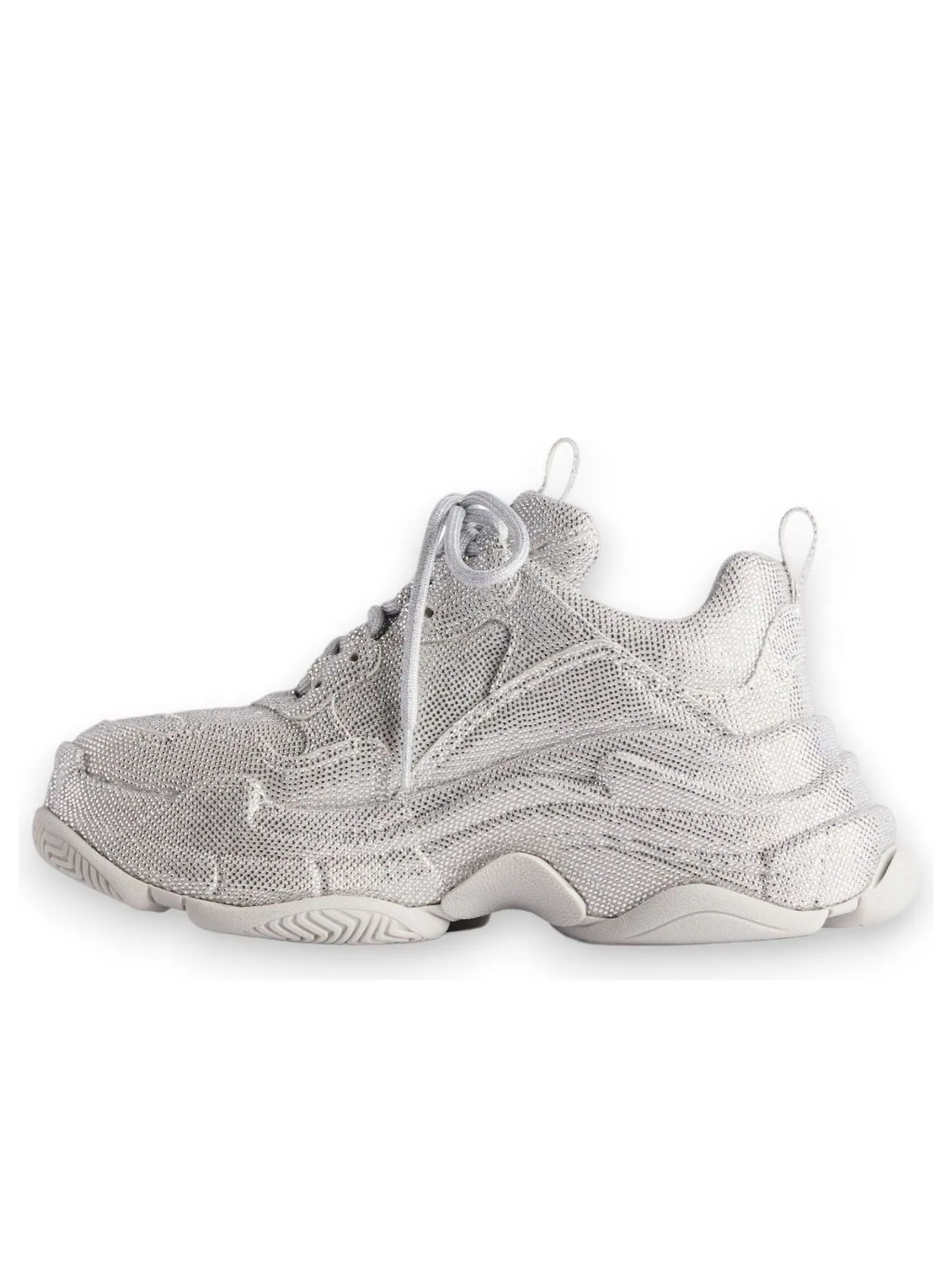 (WMNS) Balenciaga Triple S 'Светло-серые стразы' — изображение 1 из 6, серый/светлый серый