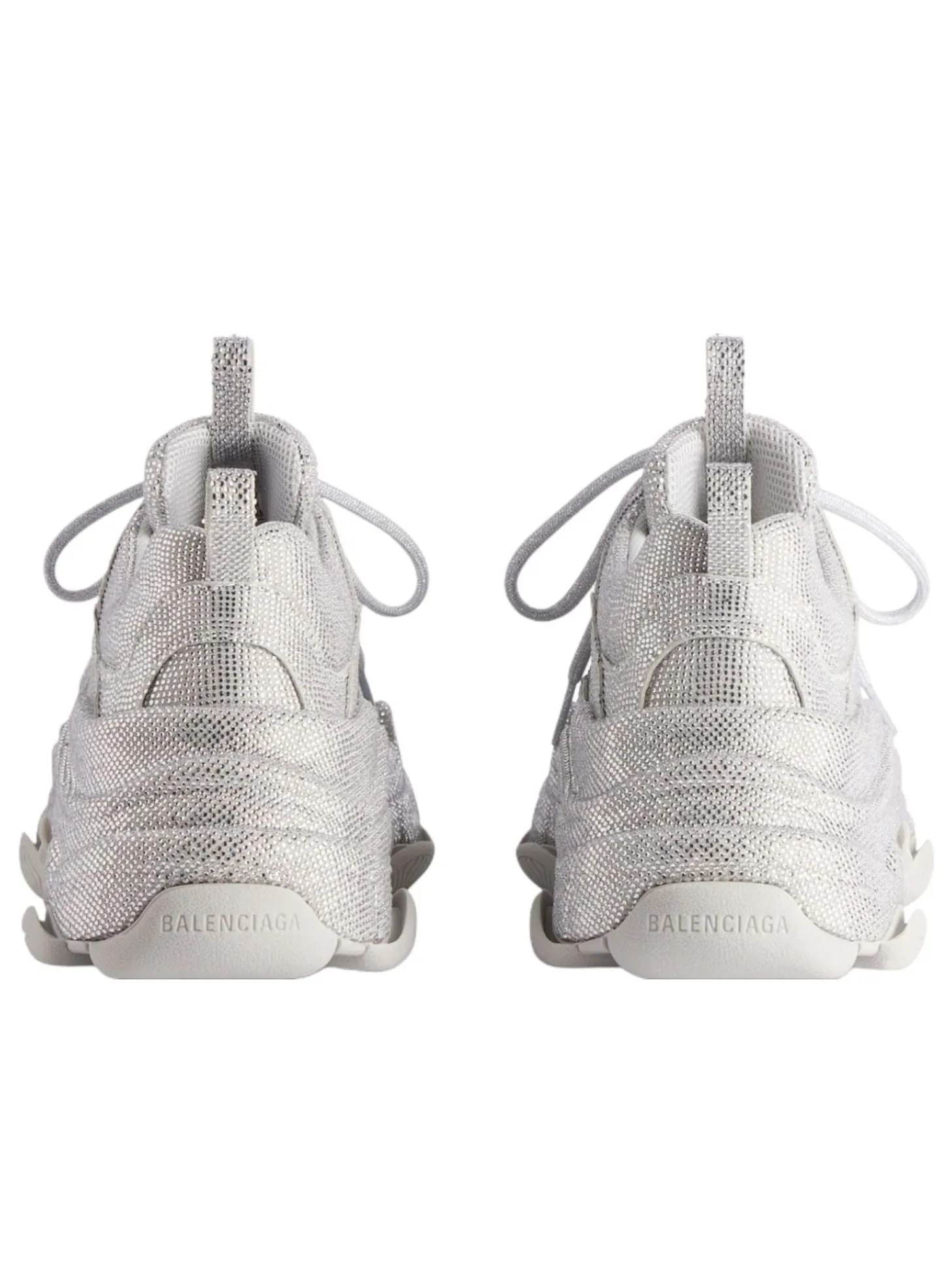 (WMNS) Balenciaga Triple S 'Светло-серые стразы' — изображение 4 из 6, серый/светлый серый
