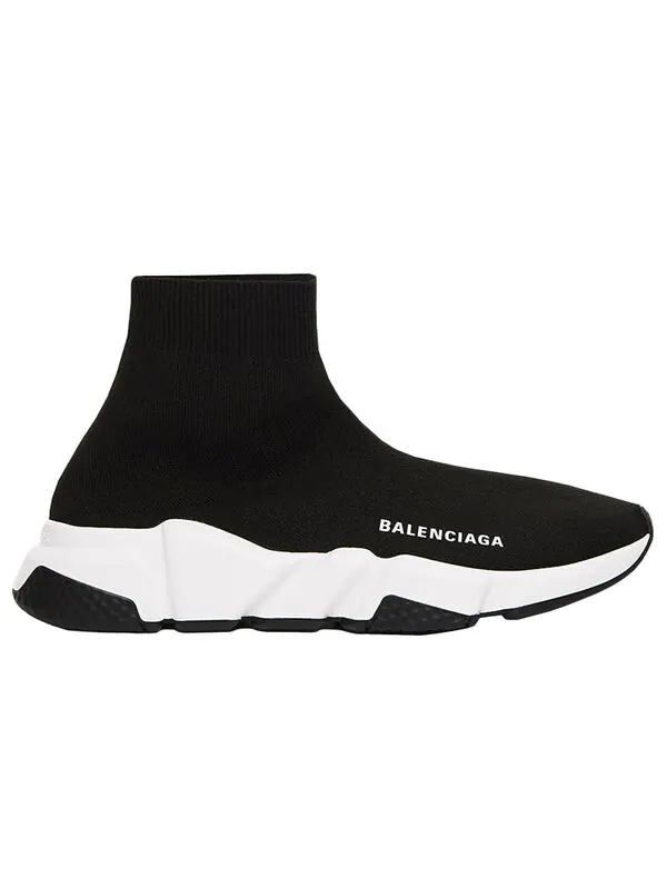 Кроссовки speed trainer 'black' Balenciaga — изображение 2 из 4, черный/белый