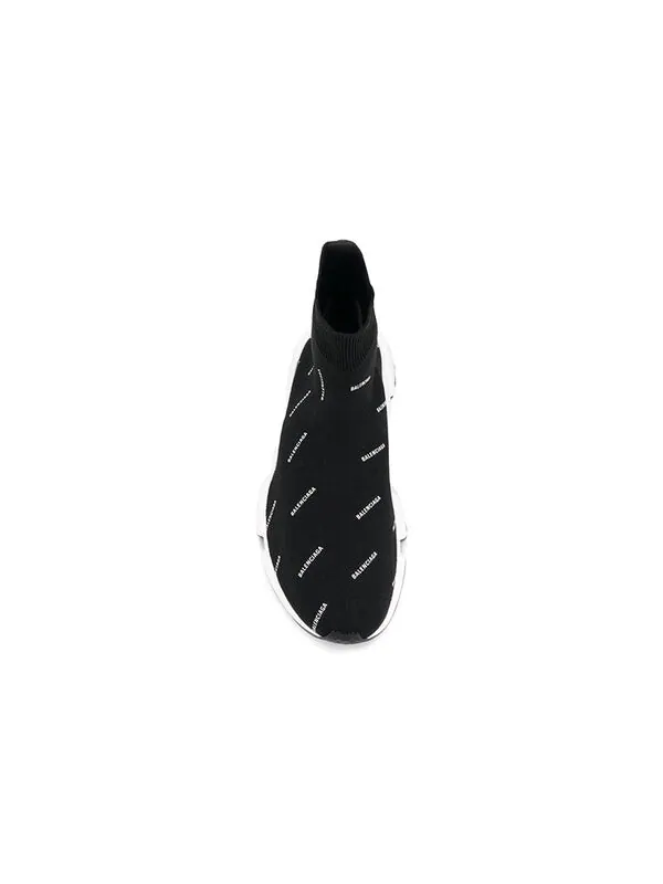 Кроссовки speed trainer 'black white' Balenciaga — изображение 3 из 4, черный
