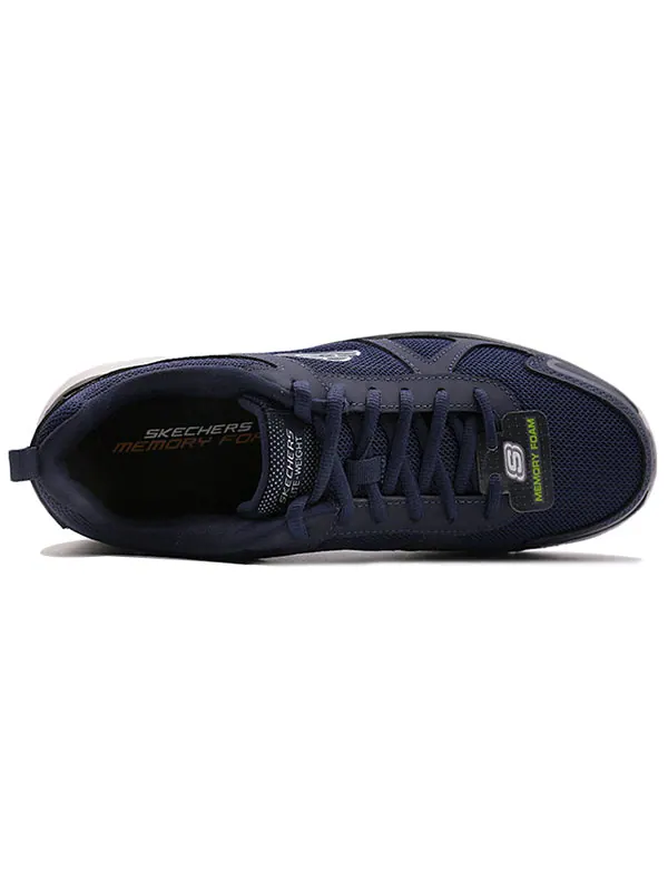 Кроссовки track low top running shoes navy Skechers — изображение 3 из 4, синий