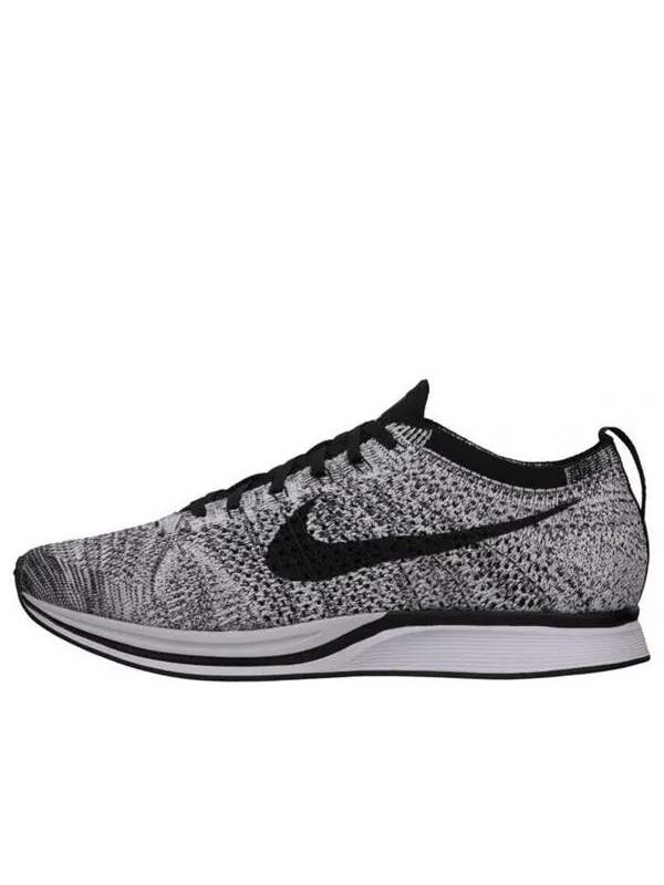 Кроссовки flyknit racer Nike — изображение 1 из 3, белый/черный