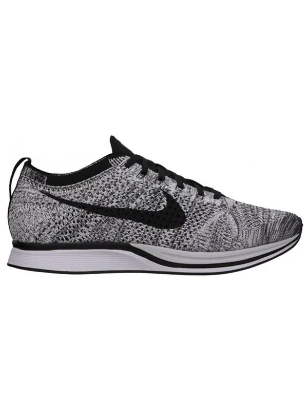 Кроссовки flyknit racer Nike — изображение 2 из 3, белый/черный