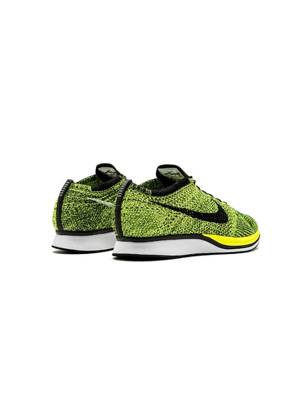 Кроссовки flyknit racer 'volt' Nike — изображение 3 из 4, черный