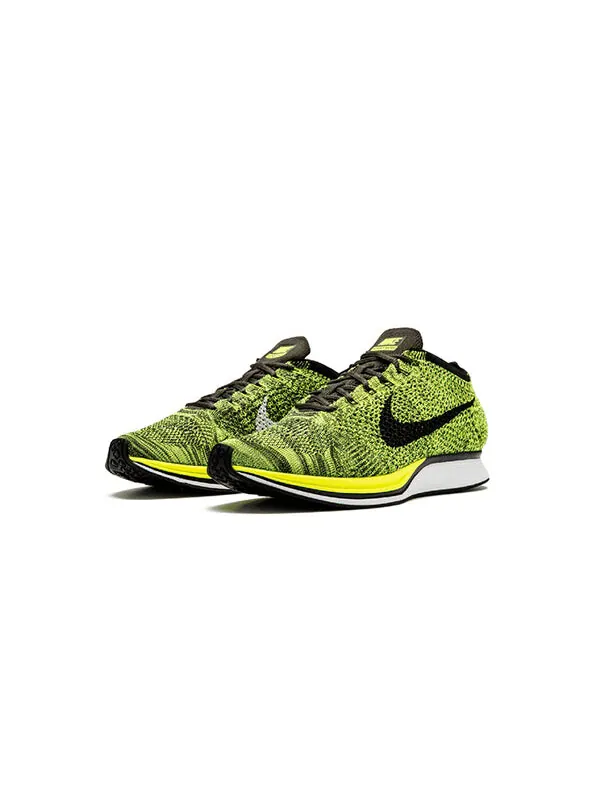Кроссовки flyknit racer 'volt' Nike — изображение 4 из 4, черный