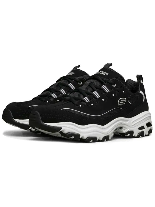 Кроссовки d'lites running shoes black/white Skechers — изображение 3 из 4, черный белый
