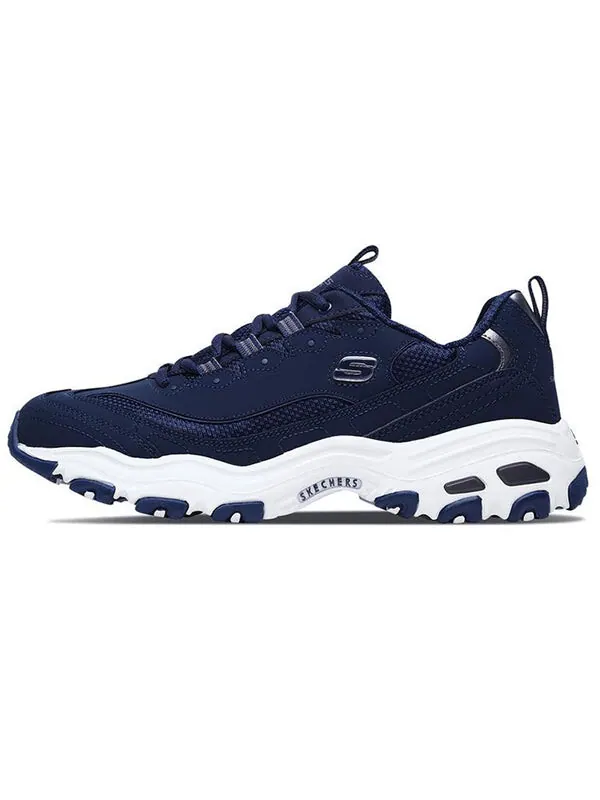 Кроссовки dlites low 'navy white' Skechers — изображение 2 из 4, темно-синий синий/белый