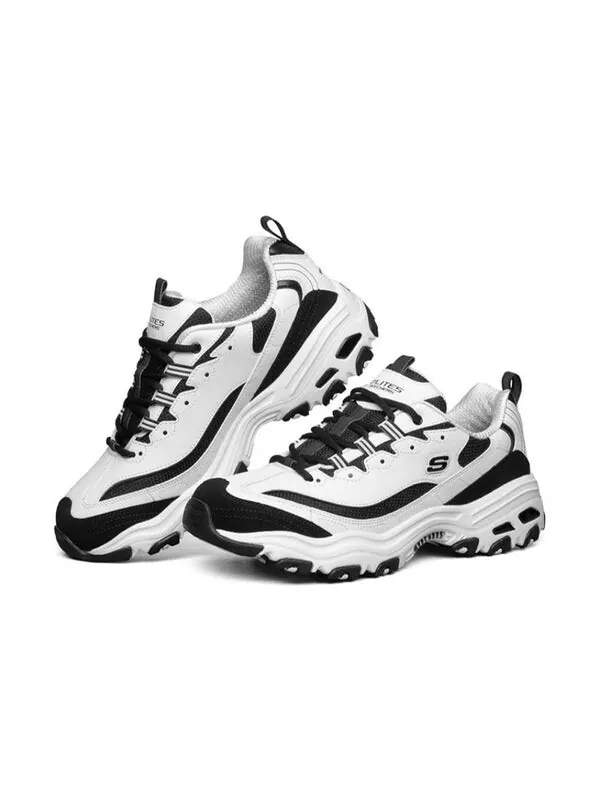 Кроссовки d lites running shoes white/black Skechers — изображение 3 из 4, белый/черный