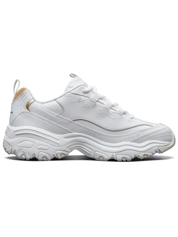 Кроссовки d'lites 1.0 running shoes white/gold Skechers — изображение 2 из 4, белый/золотистый