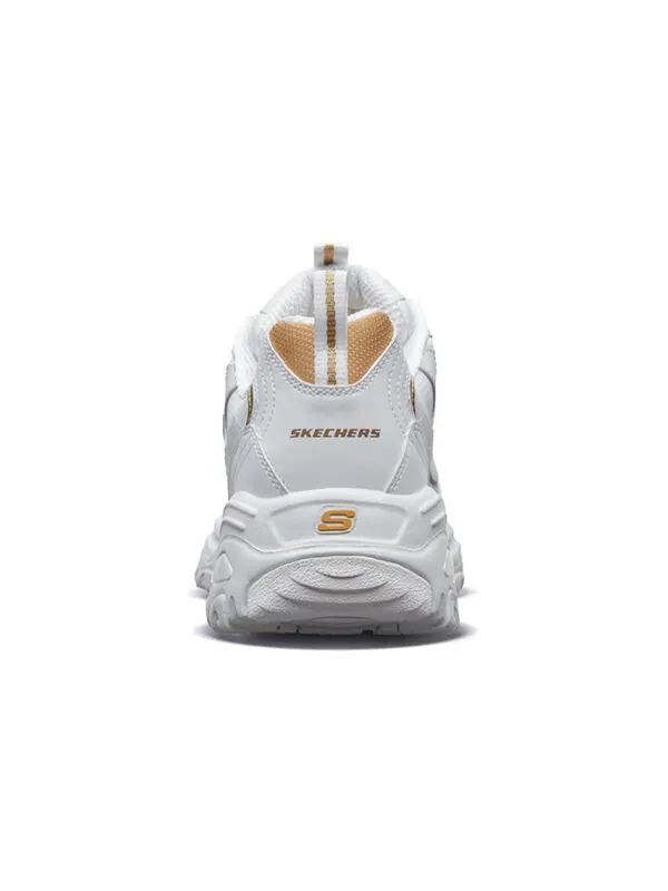 Кроссовки d'lites 1.0 running shoes white/gold Skechers — изображение 4 из 4, белый/золотистый