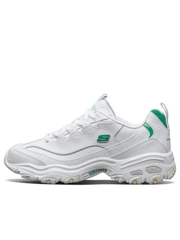 Кроссовки d'lites 1.0 running shoes white/green Skechers — изображение 1 из 4, белый/зеленый